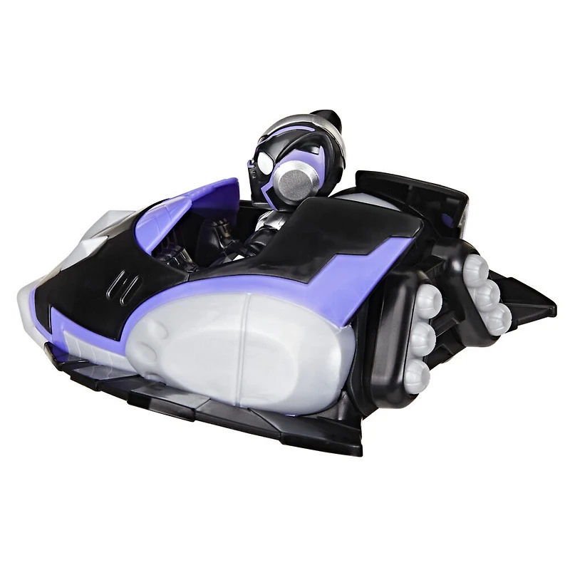 Marvel Iron Man and his Awesome Friends, figurine Black Panther avec avion