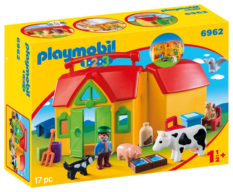 Playmobil - Ferme transportable avec animaux