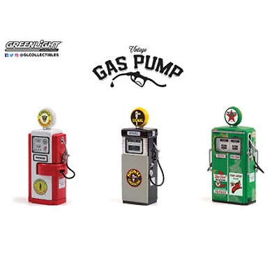 1:18 Vintage Gas Pumps Série 10