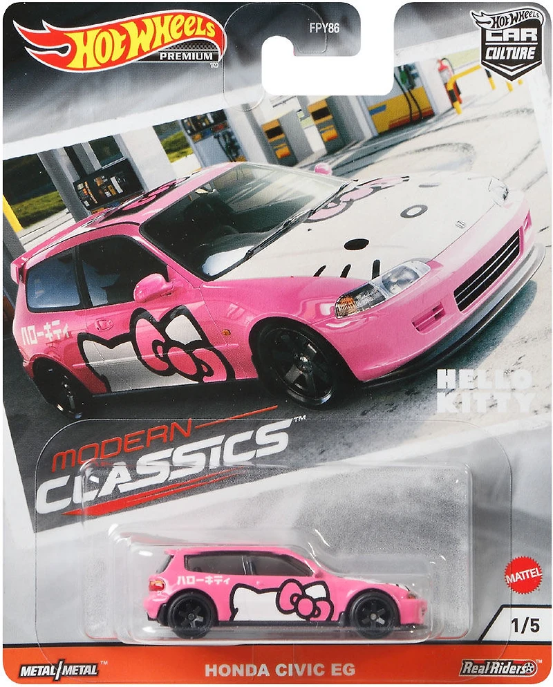 Hot Wheels - Véhicule Honda Civic Hatchback