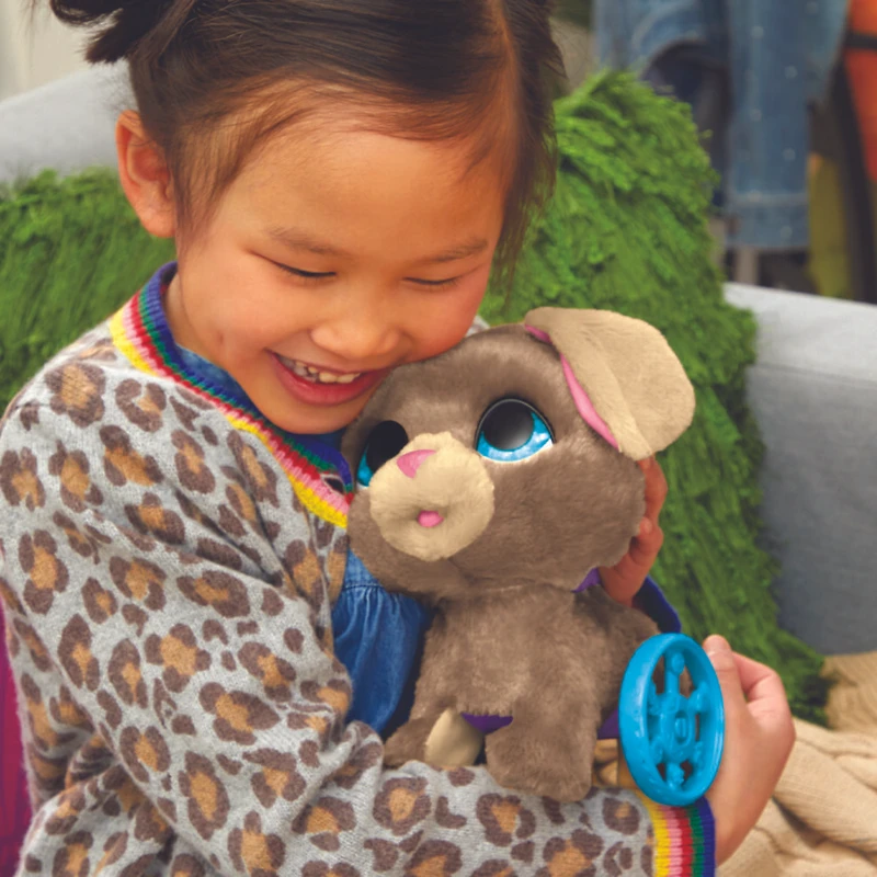 furReal Walkalots, Tracks, mon chiot à roulettes, peluche interactive de chiot qui marche, jouet interactif