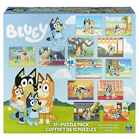 Bluey 12-Pack of Jigsaw Puzzles