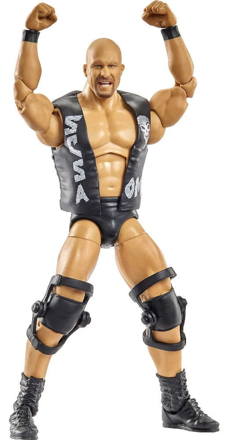 WWE WrestleMania - Figurine articulée Élite "Stone Cold" Steve Austin