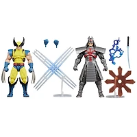 Marvel Legends Series Gamerverse Wolverine contre Marvel's Silver Samurai, figurines de collection