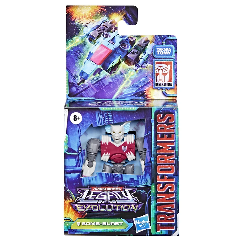 Transformers Generations Legacy Evolution, figurine Bomb-Burst classe Origine de 8,5 cm