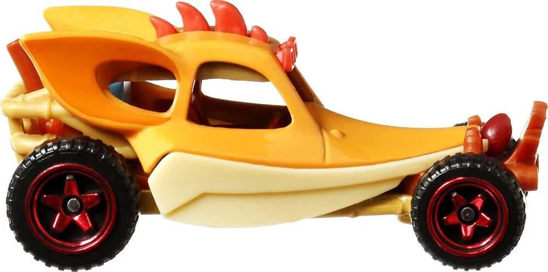 Hot Wheels Crash Bandicoot Véhicule inspiré d'un personnage