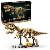LEGO Jurassic World Les Fossiles de Dinosaures : le Tyrannosaurus Rex, Ensemble de Construction de Modèle Réduit, Modèle de Collection 76968