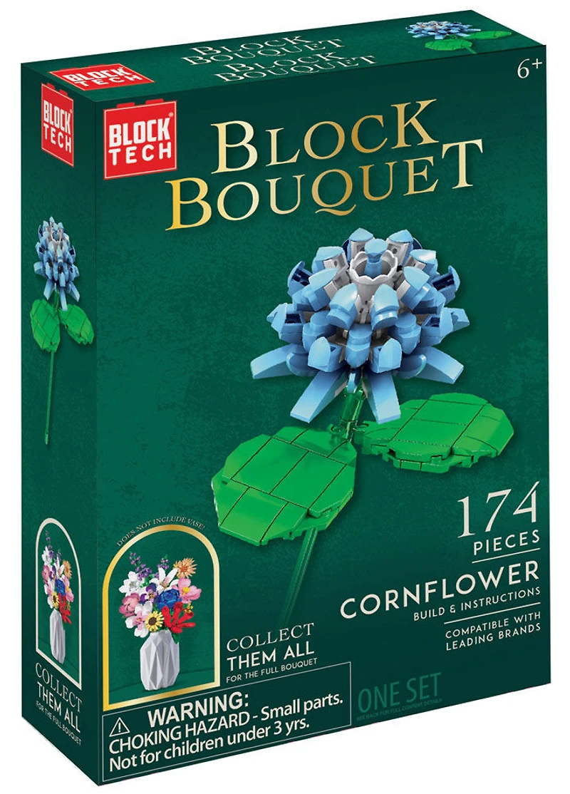 Cornflower Block Bouquet