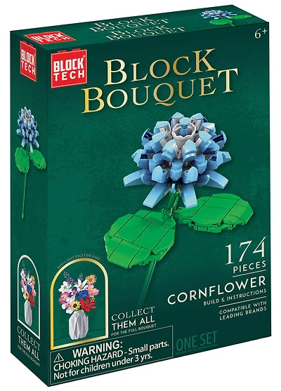 Cornflower Block Bouquet