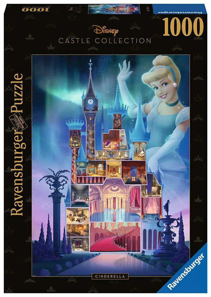 Ravensburger Disney Princess - Disney Castles Cinderella 1000pc Puzzle