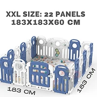 Kidsvip 22 Panels Playpen - English Edition