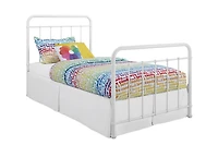 Lit jumeau brooklyn, blanc DHP