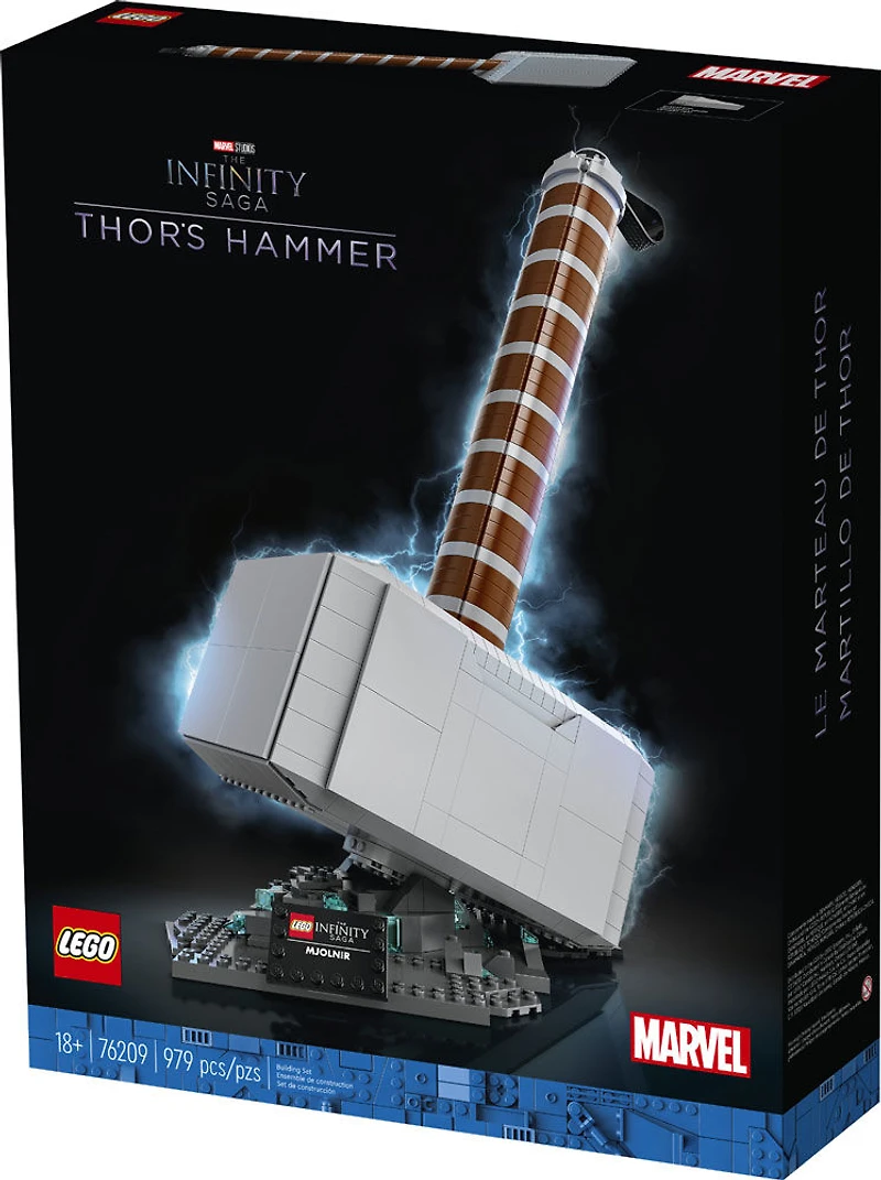 LEGO Marvel Thor's Hammer 76209 Building Kit (979 Pieces) - R Exclusive