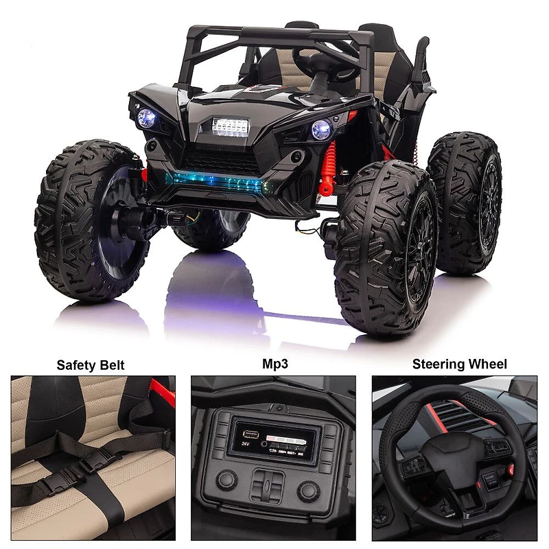 Voltz Toys UTV avec canopy amovible et télécommande