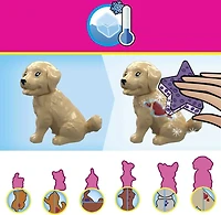 Mega Barbie Color Reveal Train 'n Wash Pets