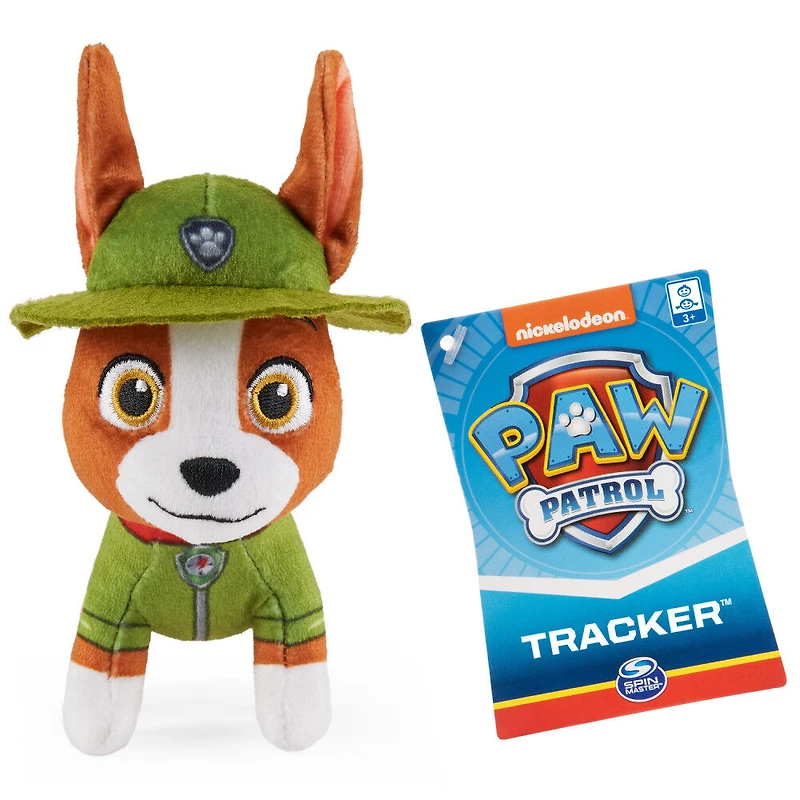 PAW Patrol, Mini-peluche Tracker de 12,7 cm