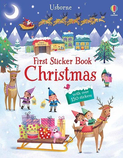 First Sticker Book Christmas - English Edition
