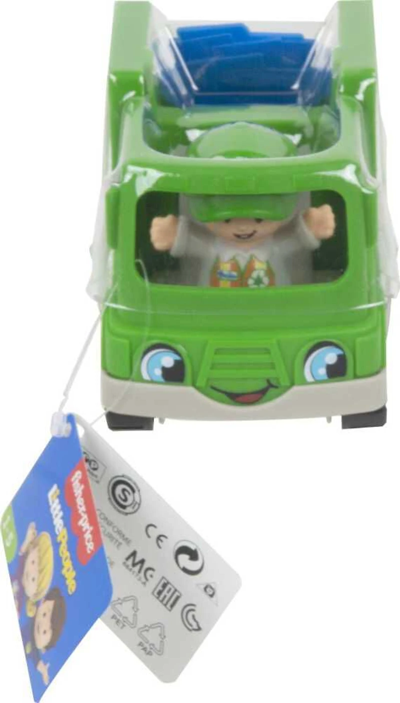 Véhicule à pousser Camion de recyclage Little People de Fisher-Price