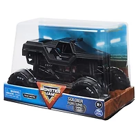 Monster Jam, Monster truck Soldier Fortune Black Ops officiel, véhicule en métal moulé à collectionner