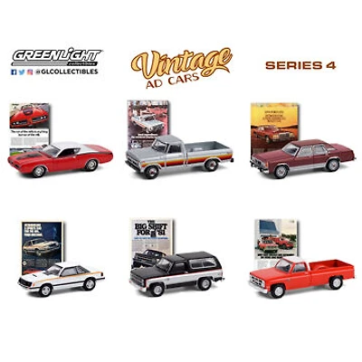 1:64 Vintage Ad Cars Série 4