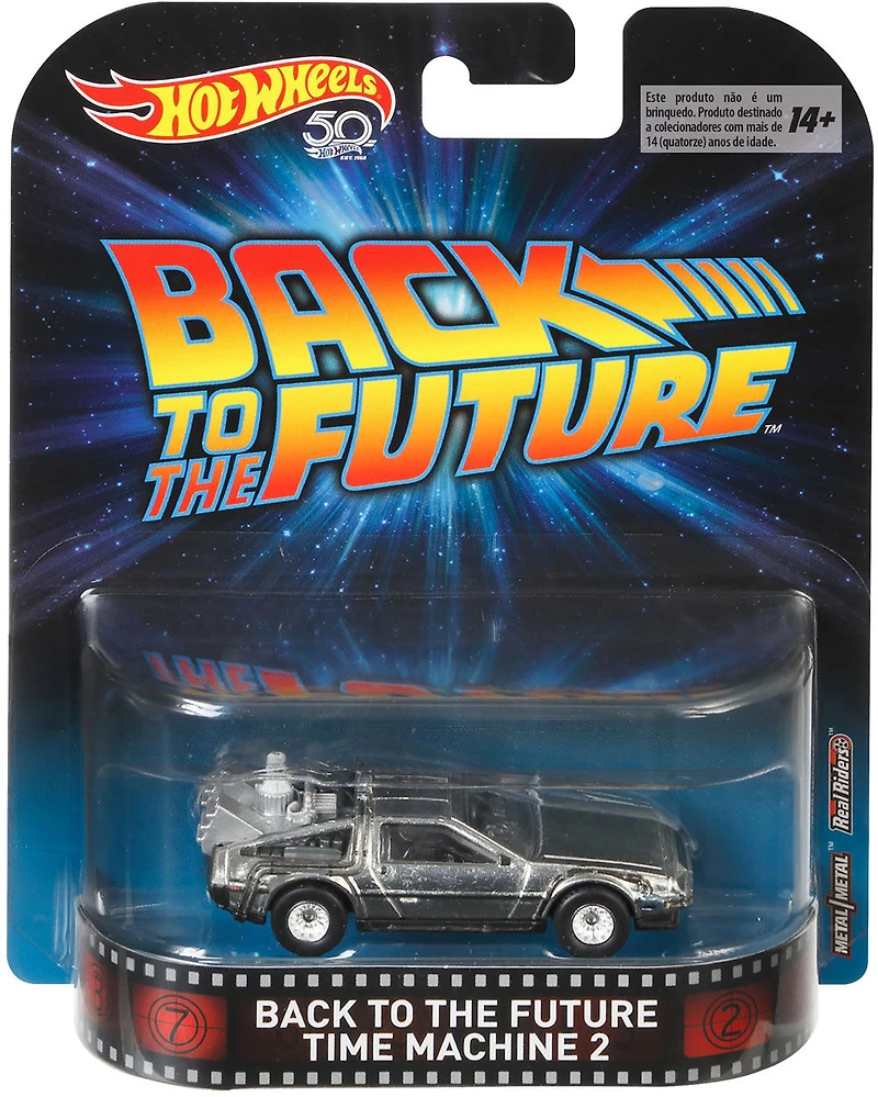 Hot Wheels - Back To The Future - Véhicule Machine à voyager dans le temps 2