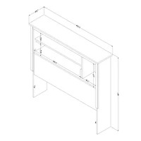 Tassio Tête de lit Simple Chêne nordique
