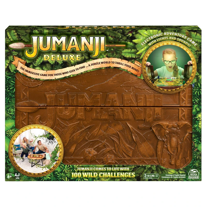 Jeu Jumanji Deluxe, version électronique immersive du jeu de société d'aventure classique - Édition anglaise