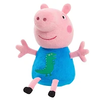 Peluche à Grains Peppa Pig de 20 cm (8 pouces) George Pig, Petit Animal en Peluche Très Doux A Câliner