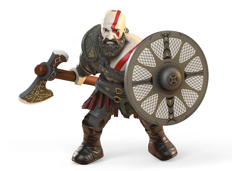 Mega Construx Heroes Kratos Micro Action Figure
