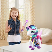 VTech Ivy the Bloom Bright Unicorn Interactive Toy - English Edition, Electronic Singing Pet with Magic Wand and Hair Accessories