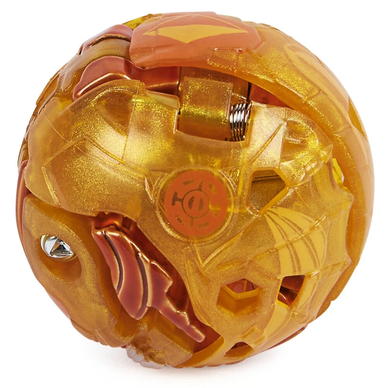 Bakugan Evolutions, Dragonoid (Doré), Bakugan True Metal Platinum Series, 2 BakuCores et carte Personnage