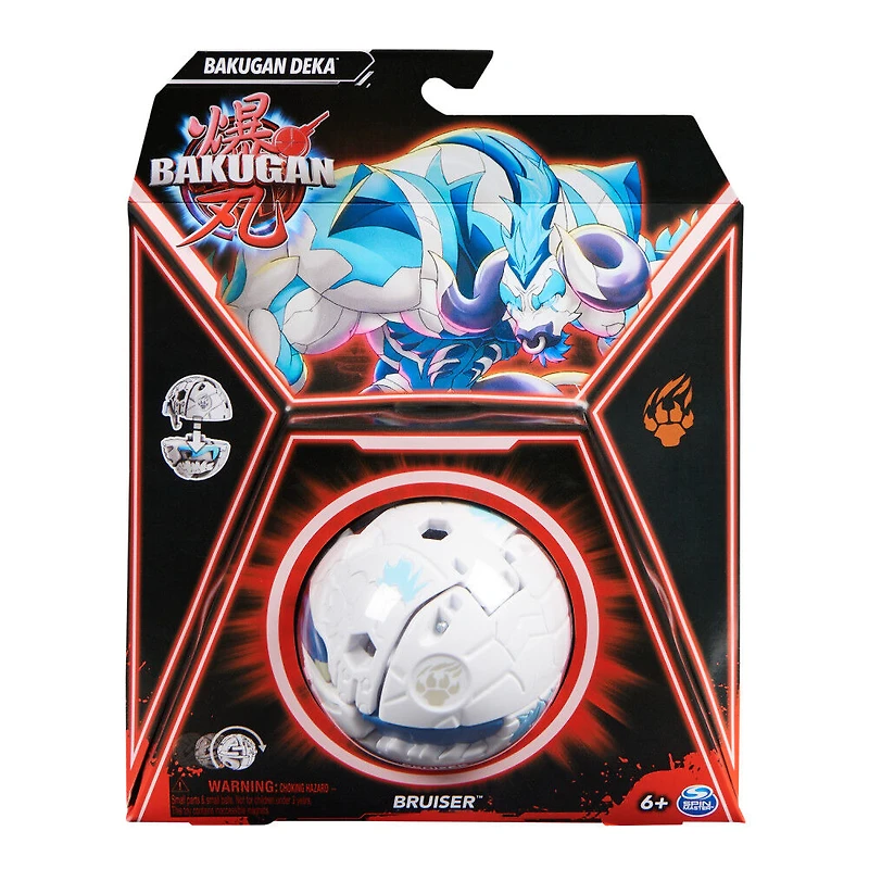 Bakugan Deka, Figurine articulée géante Bruiser personnalisable et cartes à collectionner, Combine & Brawl