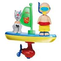 Caillou Surf N Fun Bath Toy - French Edition