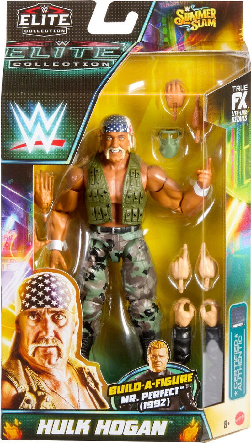 WWE -Collection Elite -SummerSlam -Figurine -Hulk Hogan, pièce constr.