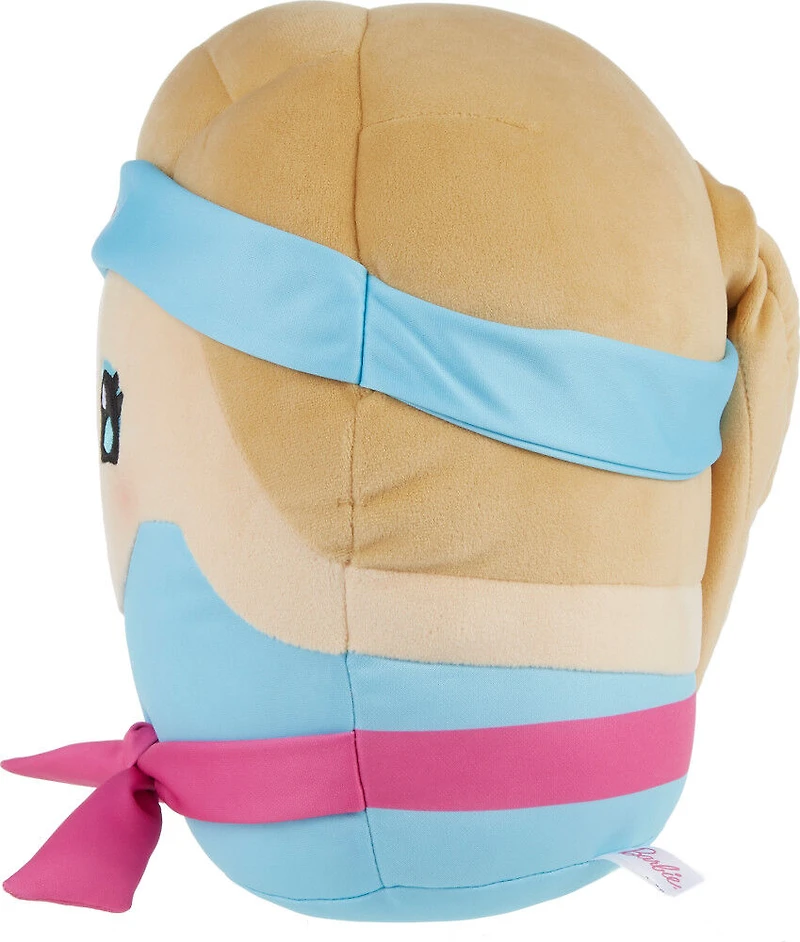 Barbie Cuutopia Plush, 10-inch Soft Pillow Doll, '80s-Inspired Workout Look & Soft Belt