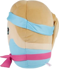 Barbie Cuutopia Plush, 10-inch Soft Pillow Doll, '80s-Inspired Workout Look & Soft Belt