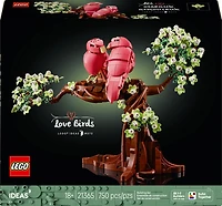 LEGO Ideas Les Oiseaux Amoureux, Ensemble de Construction, Décoration d'Oiseau, Cadeau de la Saint-Valentin, Ensemble de Loisirs Créatifs pour Adultes 21365