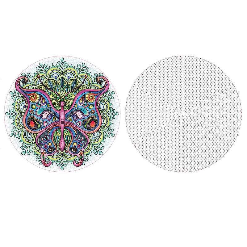 Mindful Living 1000 pc. Mandala Puzzle - Butterfly - Édition anglaise