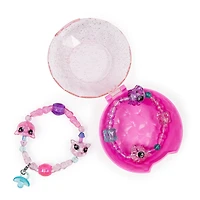 Twisty Petz, Series 2 Babies 4 Pack, Kitties & Ponies Collectible Bracelet & Case (Pink).