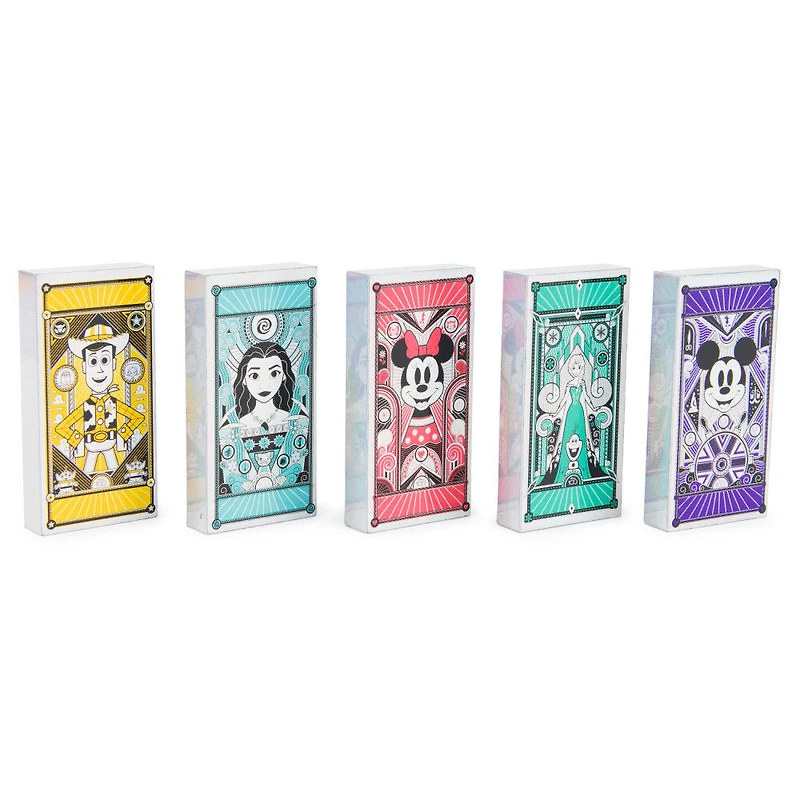 Disney 100e anniversaire, H5 Domino Creations, 200 dominos et accessoires créés par l'artiste domino Lily Hevesh, cadeaux Disney