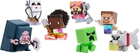Minecraft Mini Mode Overworld Battle Pack with 7 Mini Action Figures Inspired by the Movie