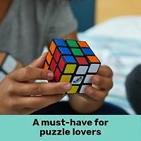 Rubik's Cube, The Original 3x3 Cube 3D Puzzle Fidget Cube Stress Relief Fidget Toy Brain Teasers Travel Games, Packaging May Vary