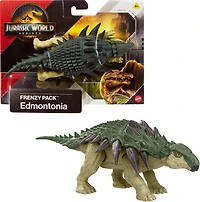 Coffret figurine de dinosaure Edmontonia Meute Enragée de JurassicWorld: Renaissance, jouet original, jeu numérique
