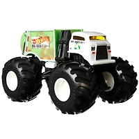 Hot Wheels - Monster Trucks - à l'échelle 1:24 avec roues géantes Trash It All Véhicule