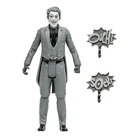 DC Retro 6" Wave 4 Batman 66 - Le Joker (Black and White TV Variant) - Notre exclusivité