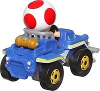 Hot Wheels Mario Kart Collection de répliques de véhicules, 1:64, Toad