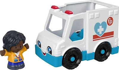 Fisher-Price Little People Ambulance, véhicule à pousser