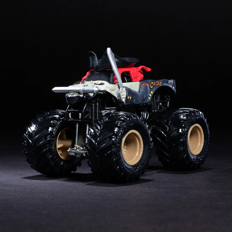 Monster Jam, Official Pirate's Curse Monster Truck, Die-Cast Vehicle, Crazy Creatures Series