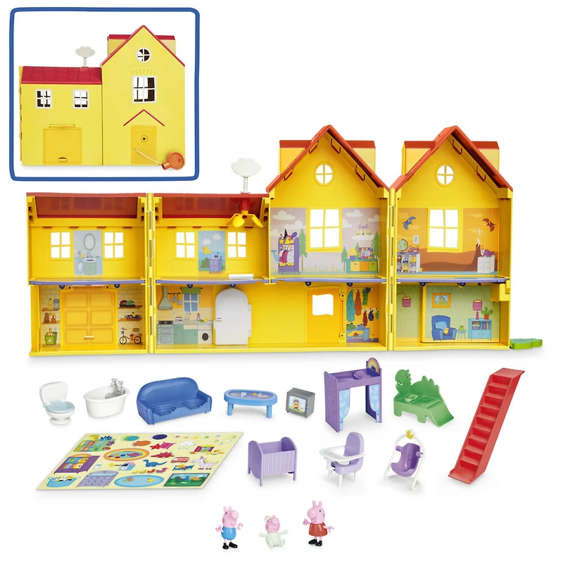 Peppa Pig La grande maison familiale, coffret - Notre exclusivité
