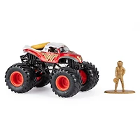 Monster Jam, Monster truck authentique Wonder Woman en métal moulé à l'échelle 1:64, série Danger Divas